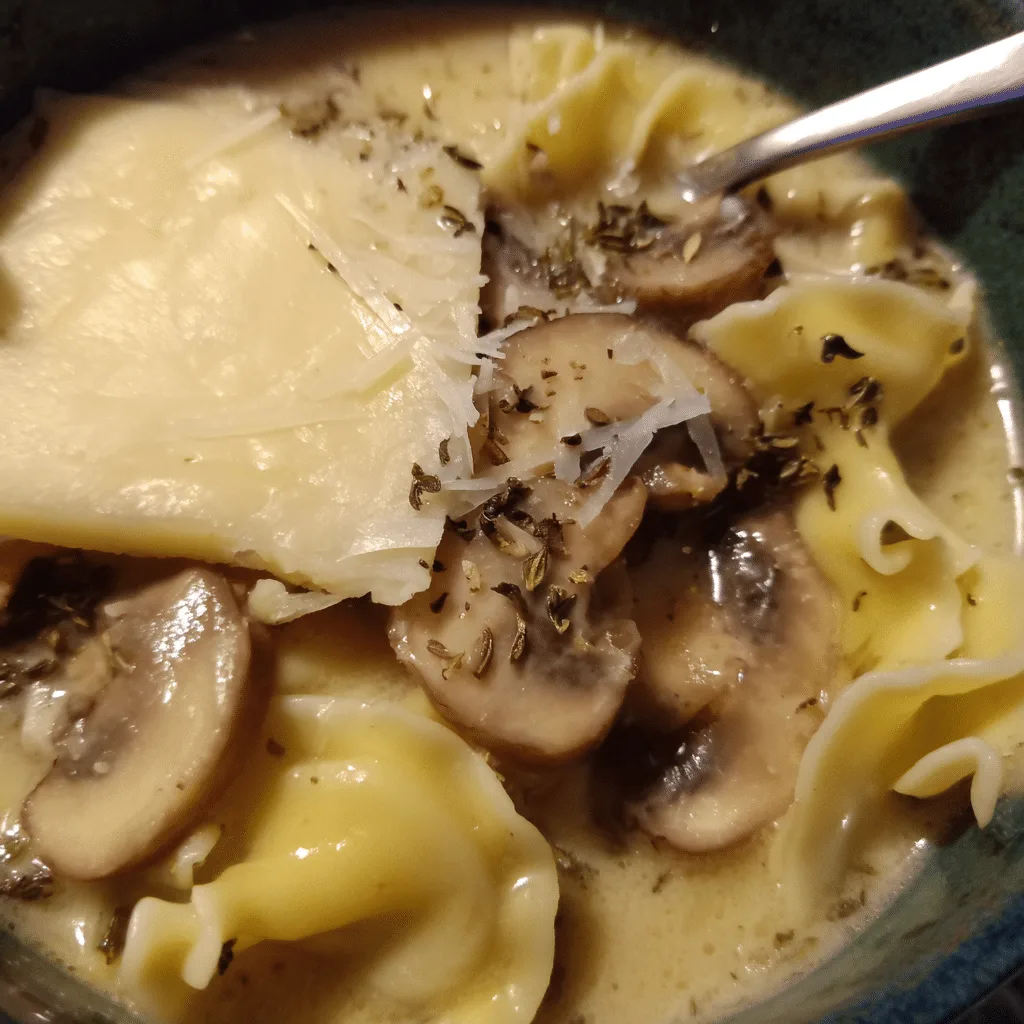 Creamy Mushroom Lasagna Soup, rich and earthy