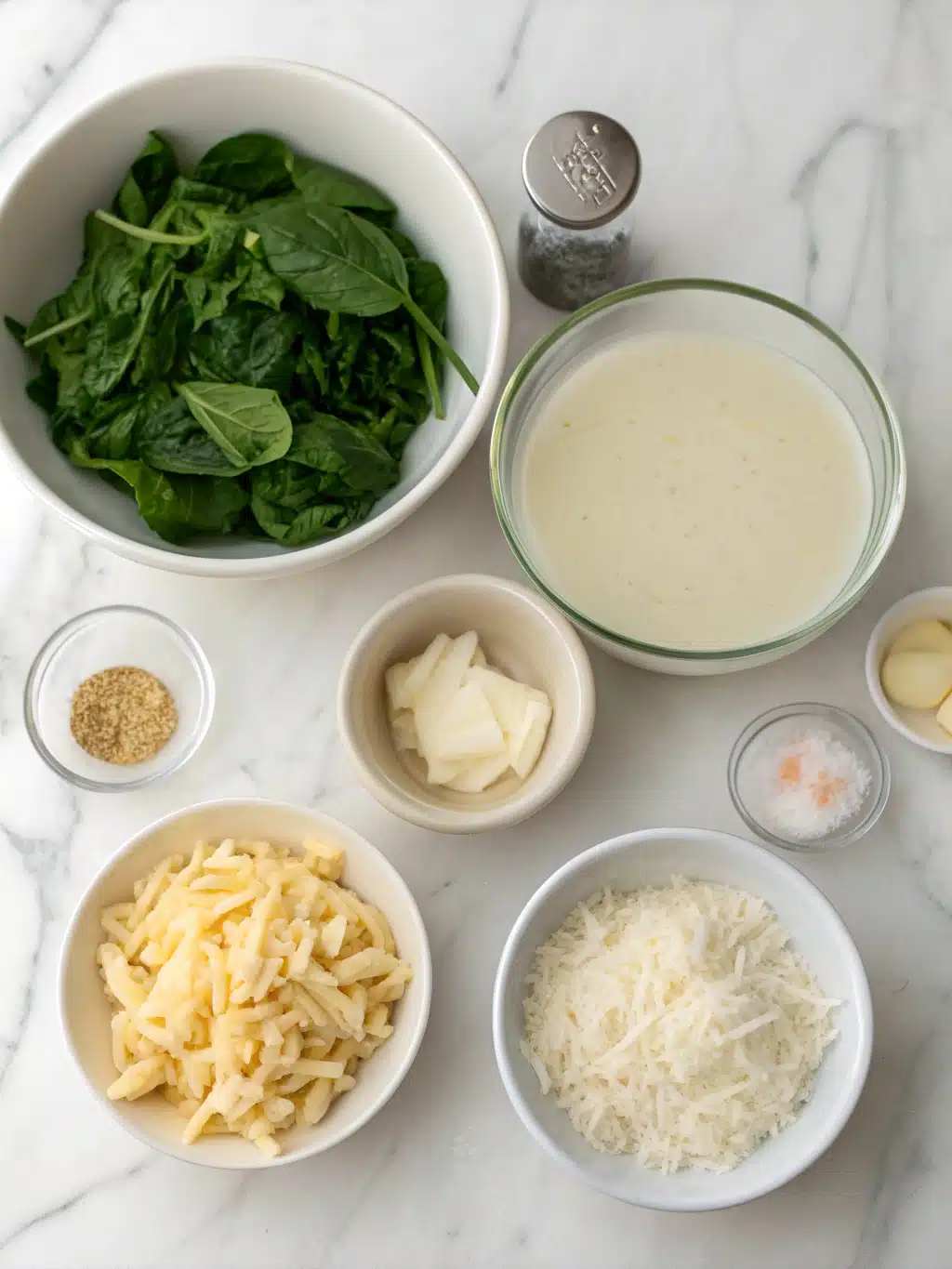 creamy spinach alfredo soup ingredients