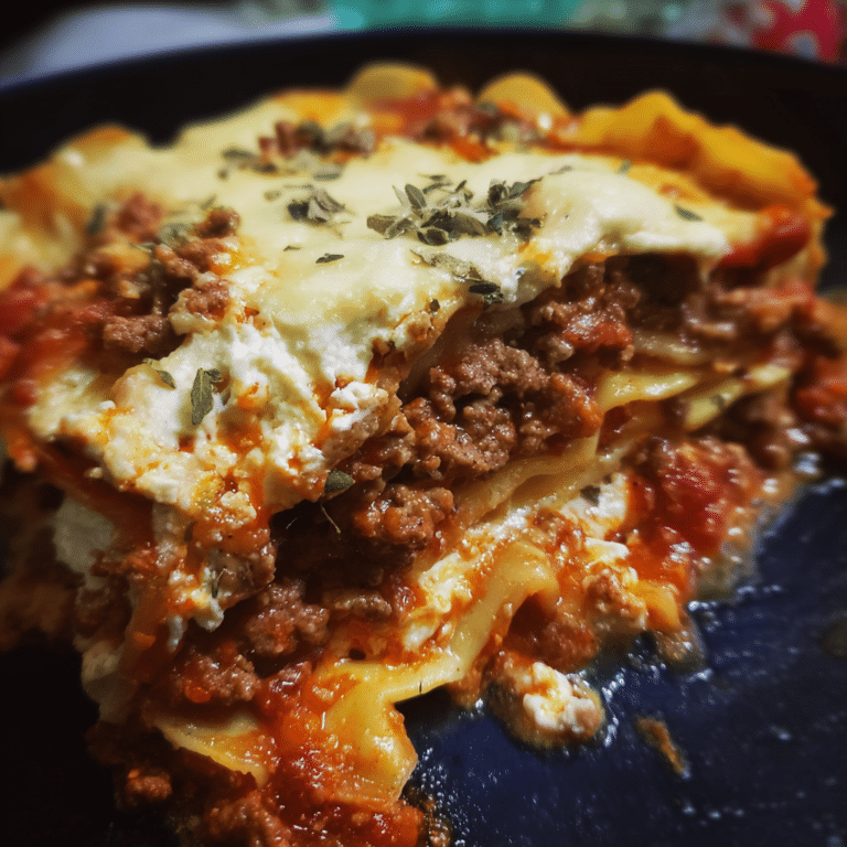 Ground Beef Lasagna Casserole, classic and cozy