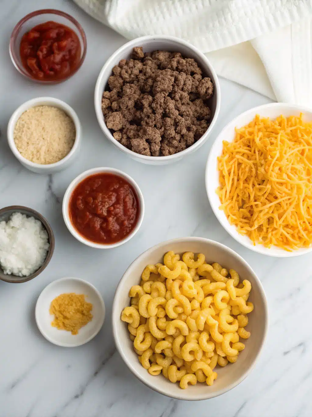 ground beef taco mac ingredients