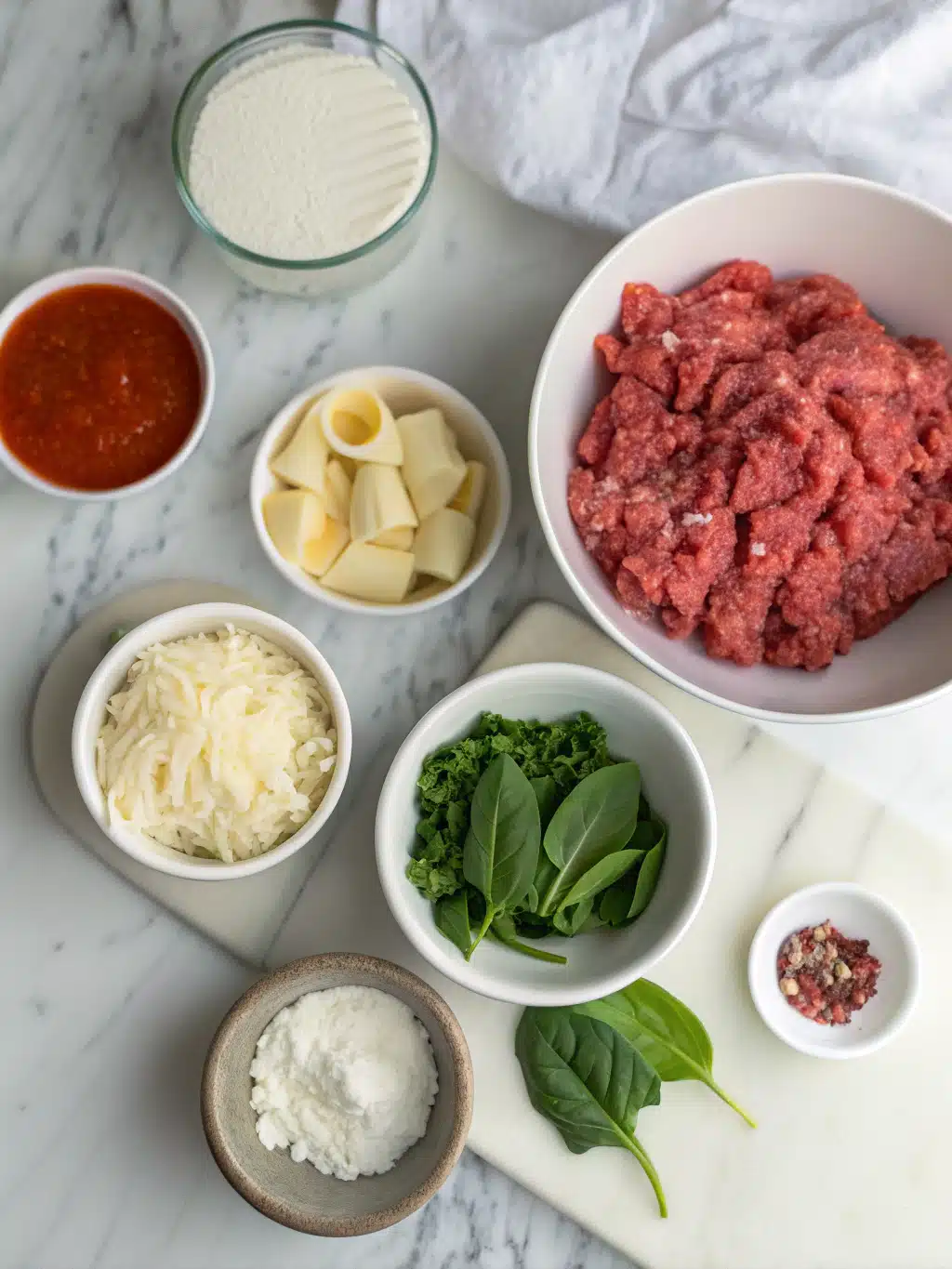 holiday stuffed shells with ground beef ingredients