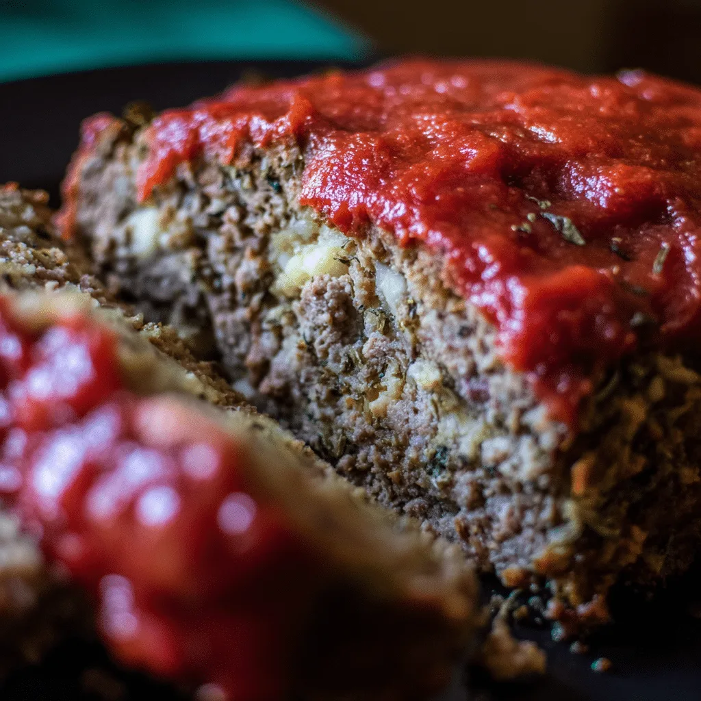 Italian Herb Meatloaf, aromatic and hearty