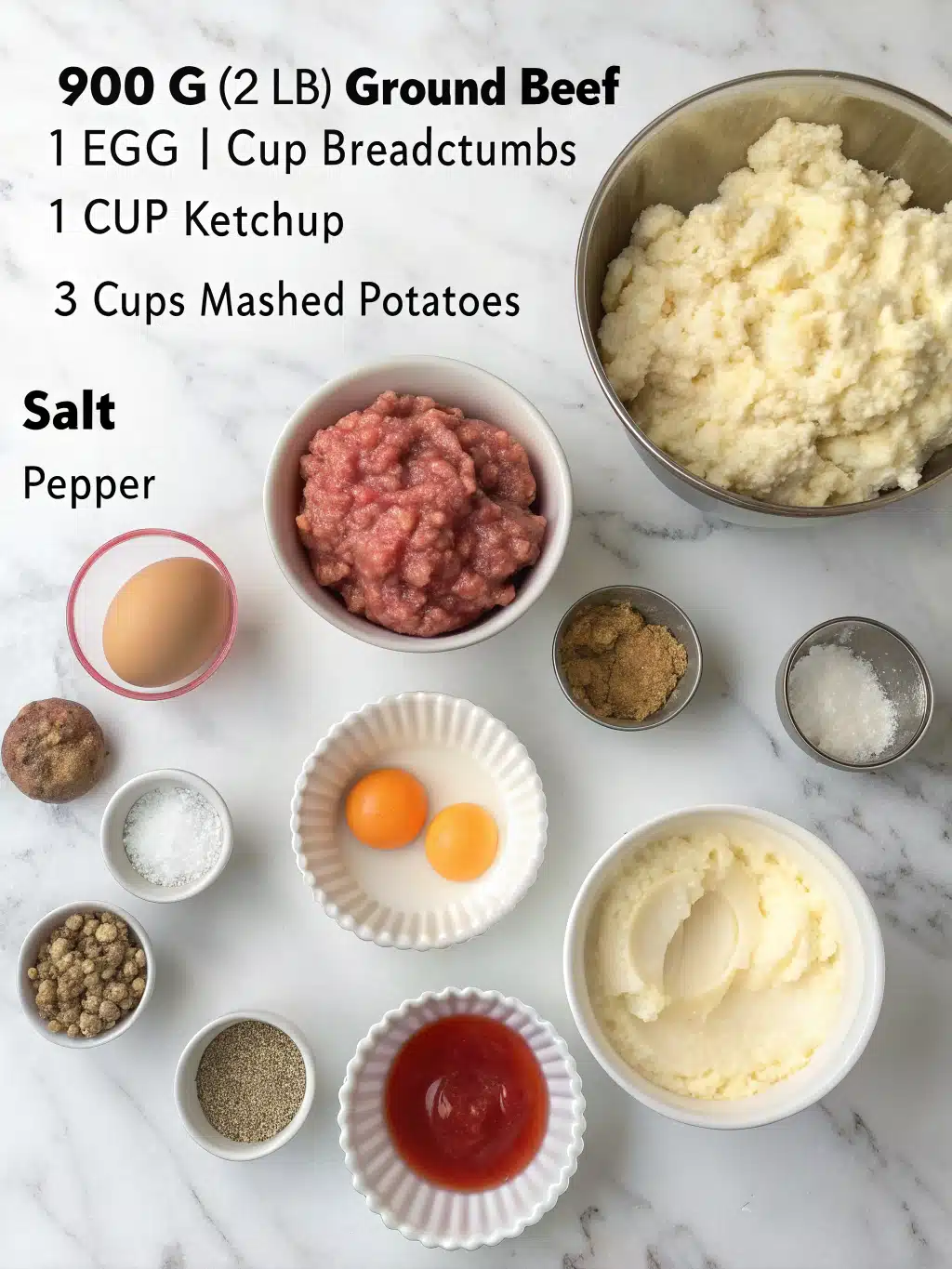 meatloaf cupcakes with mashed potato frosting ingredients