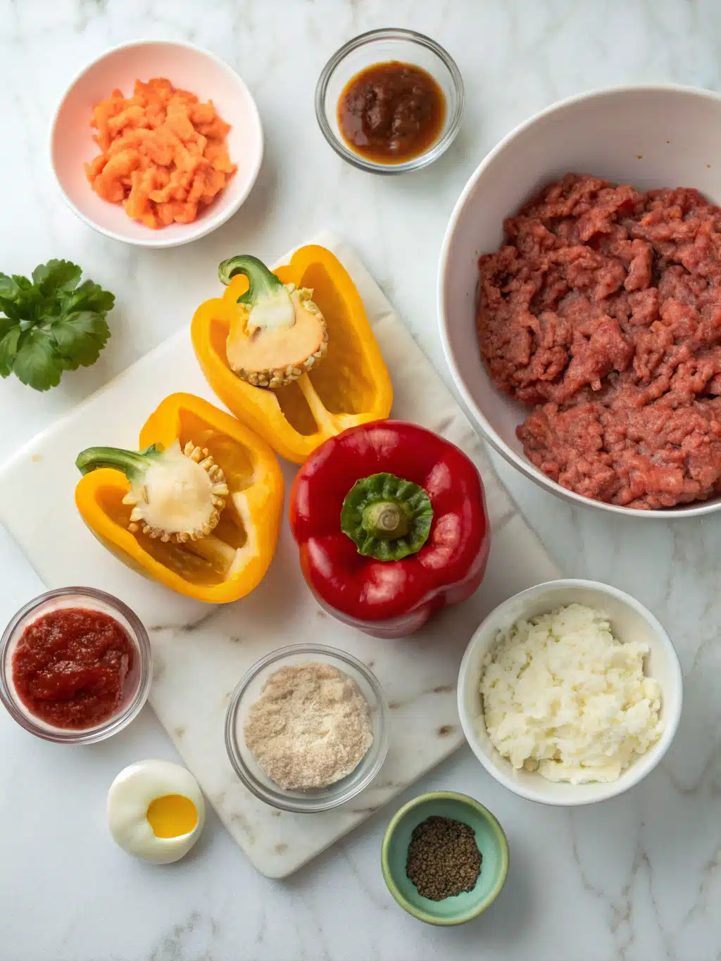 meatloaf stuffed peppers ingredients