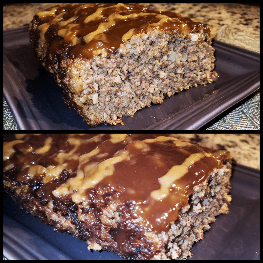 Meatloaf with Brown Butter Glaze, nutty and rich