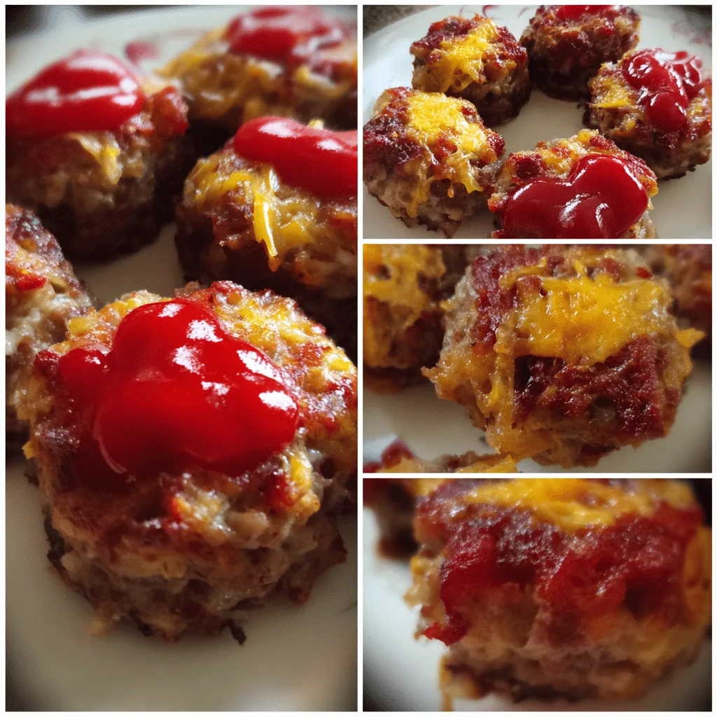 Mini Meatloaf Bites, a Fun Oven Baked Ground Beef Appetizer
