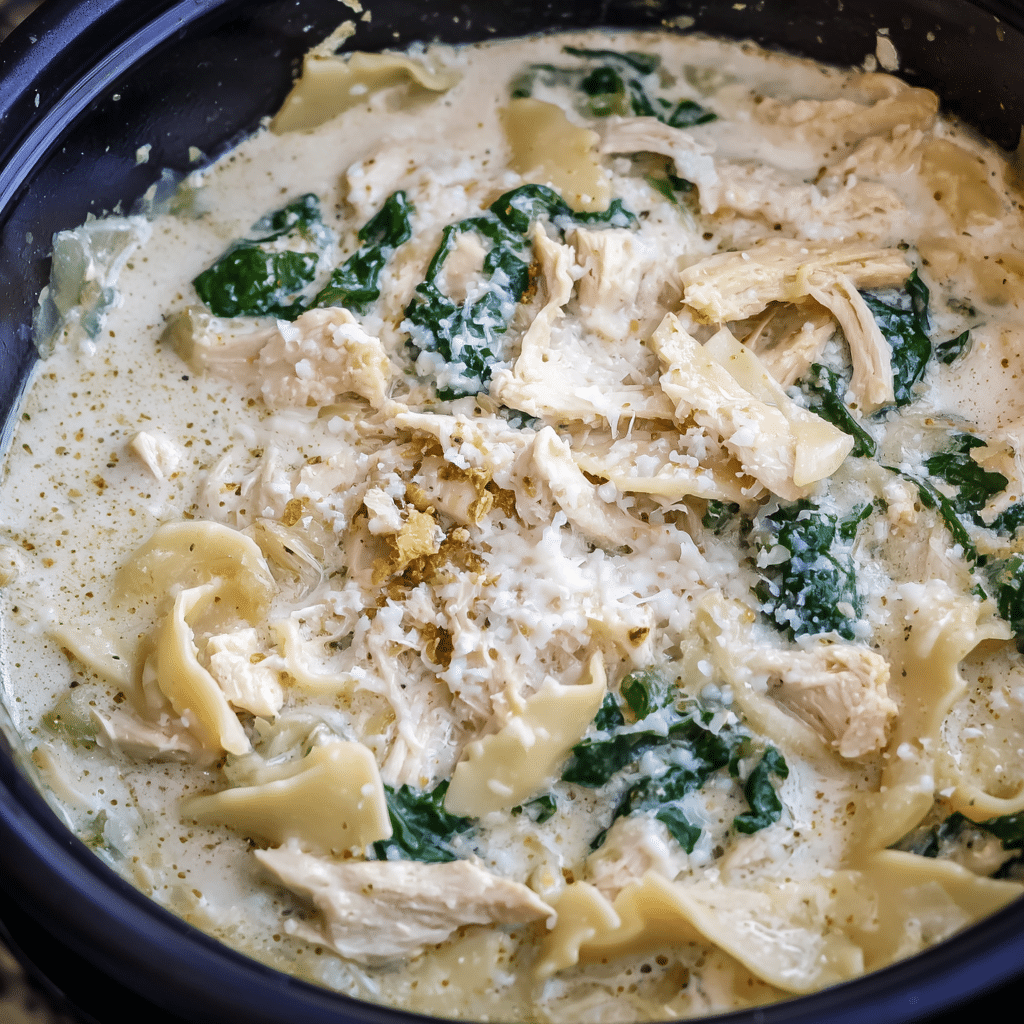 One-Pot White Lasagna Soup, creamy and mild