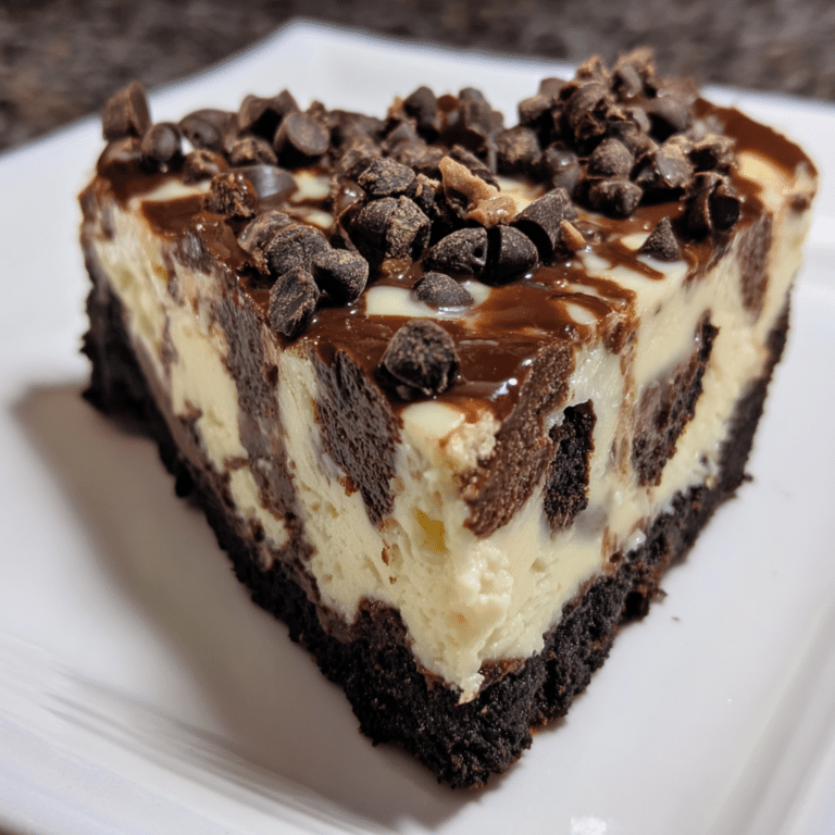 Peppermint Chocolate Cheesecake Bars, minty and rich