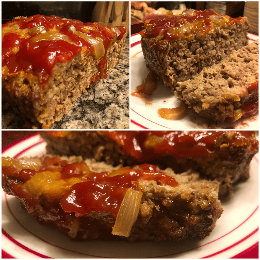 Sweet and Sour Meatloaf, tangy and savory