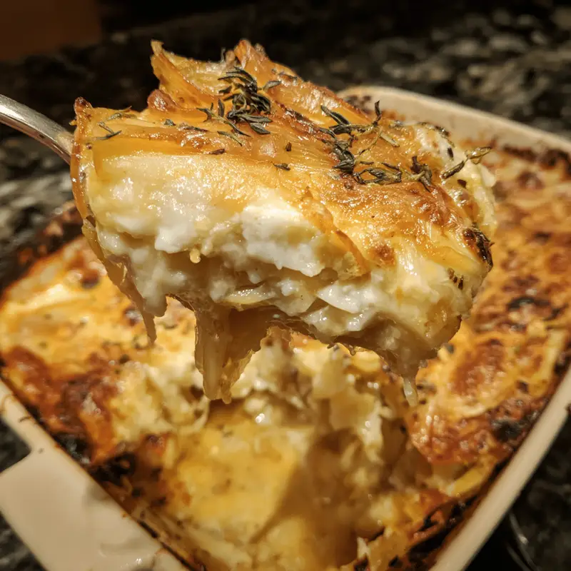 Caramelized Onion Lasagna Soup, sweet and savory