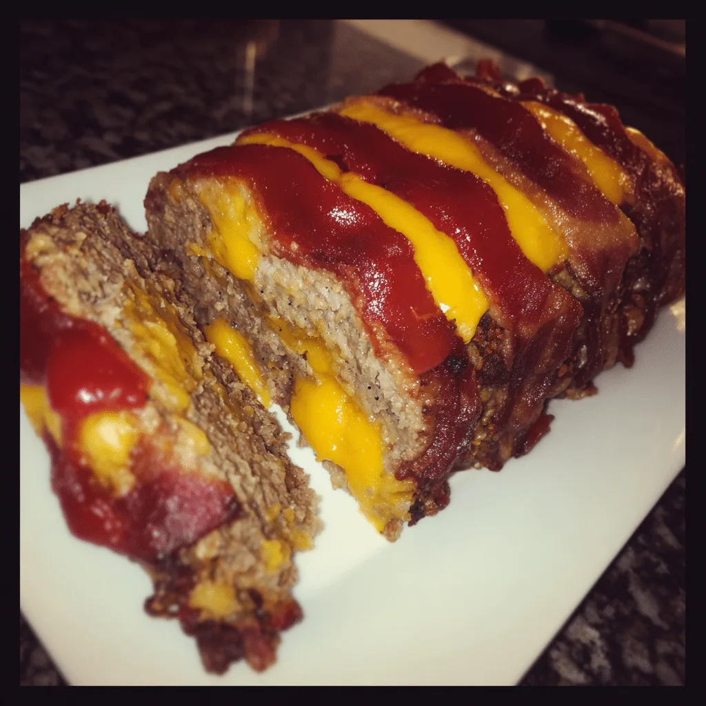 Cheddar Bacon Wrapped Meatloaf