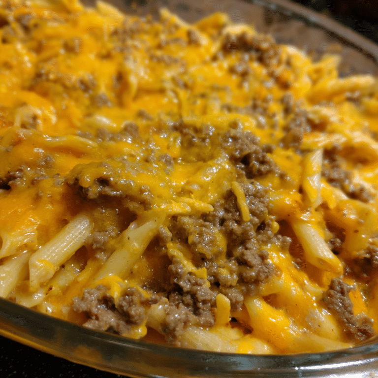 Cheesy Beef Ranch Casserole, creamy and bold