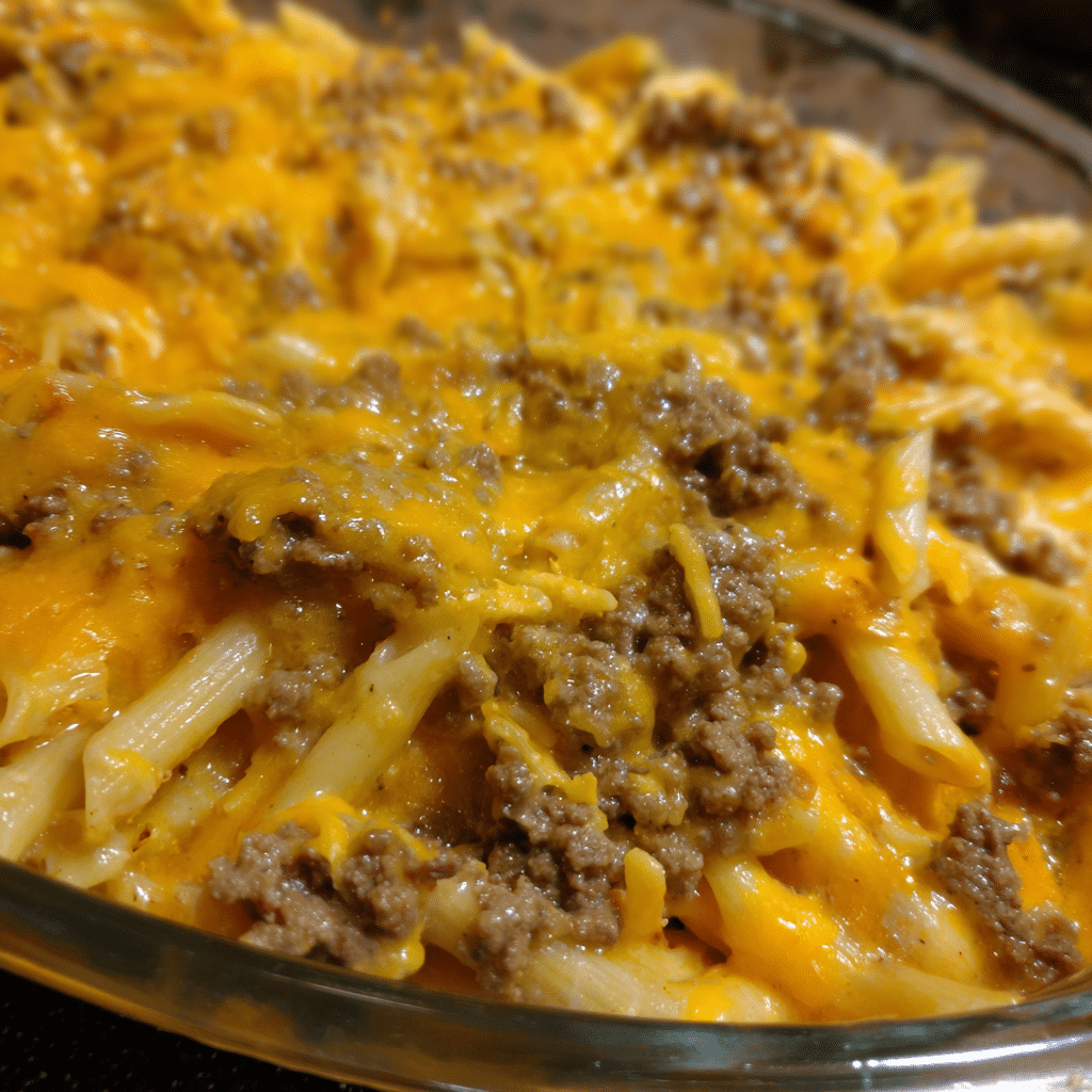 Cheesy Beef Ranch Casserole