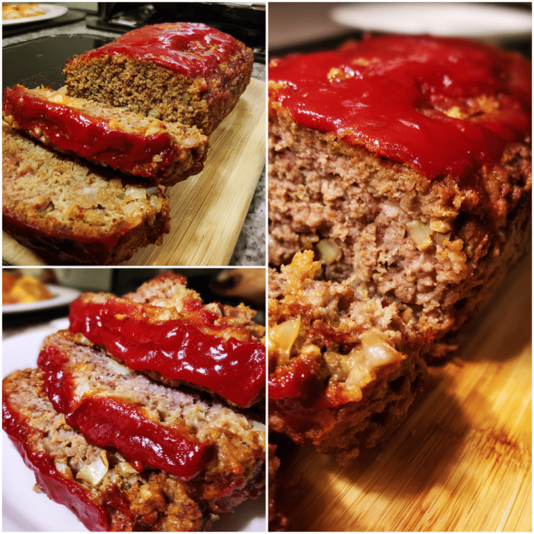Classic Ketchup Glaze Meatloaf, nostalgic and savory