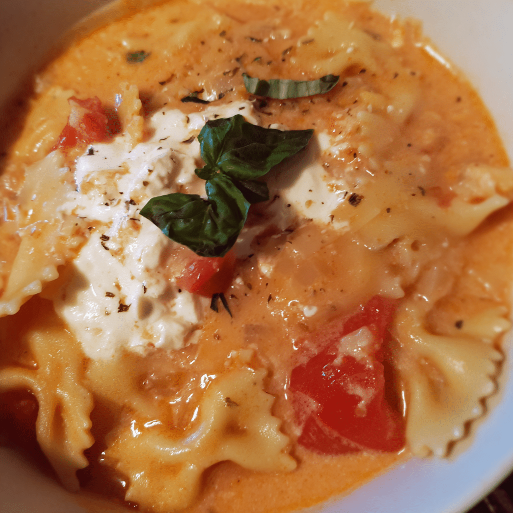 Creamy Cottage Cheese Lasagna Soup