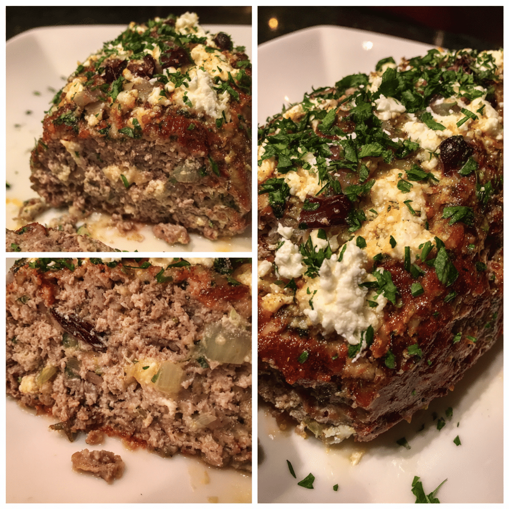 Greek Meatloaf with Feta