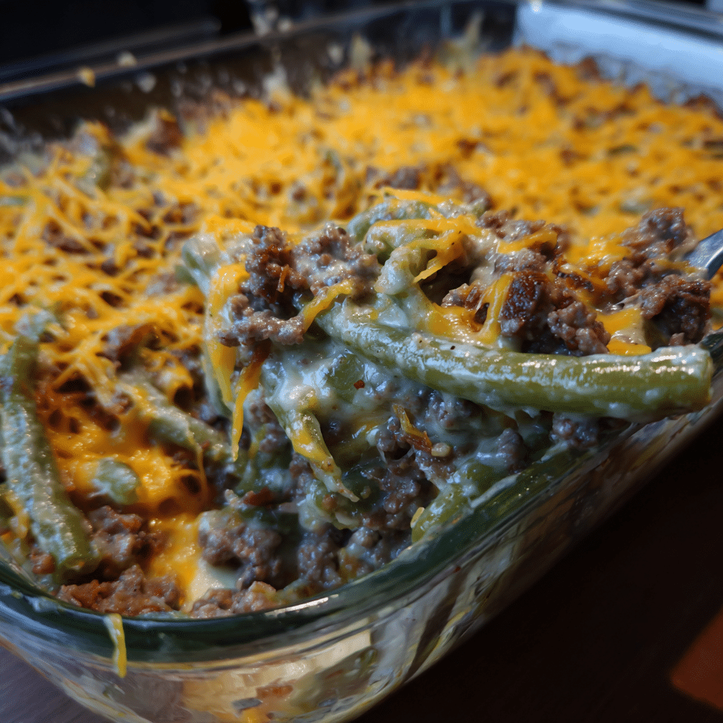 Ground Beef Green Bean Casserole