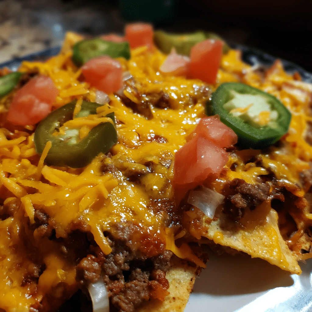 Ground Beef Nacho Skillet