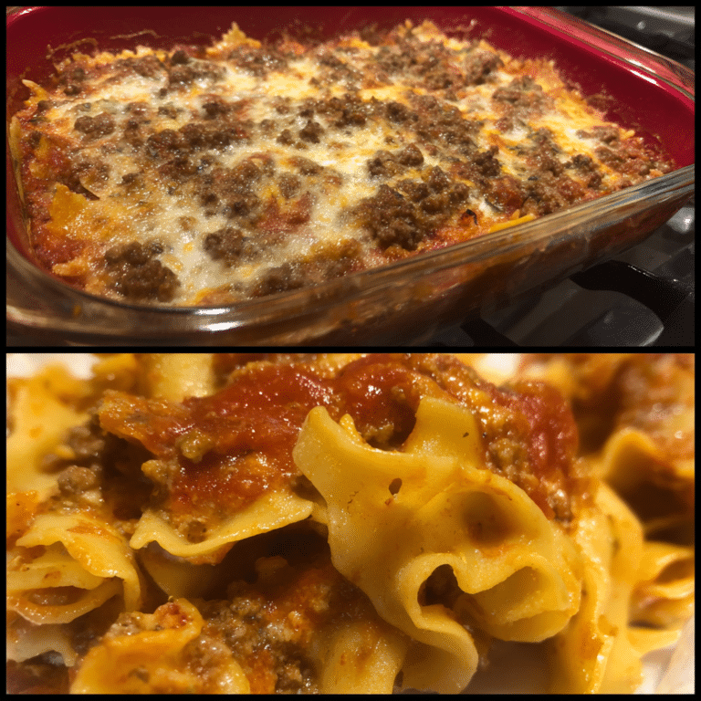 Ground Beef Parmesan Bake, rich and savory