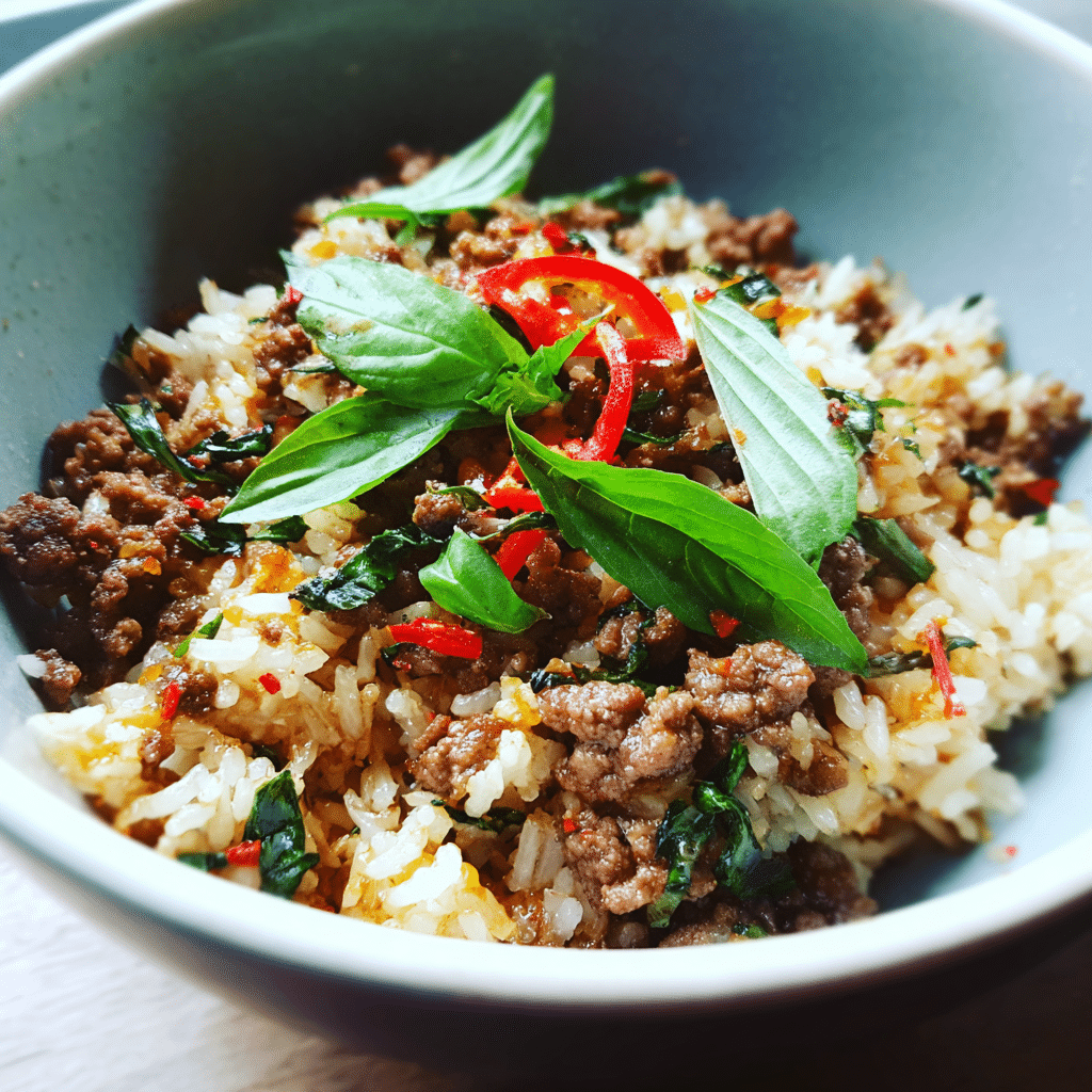 Ground Beef Teriyaki Udon Stir Fry