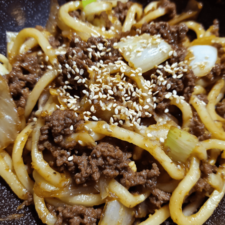 Ground Beef Thai Basil Rice, fresh and spicy