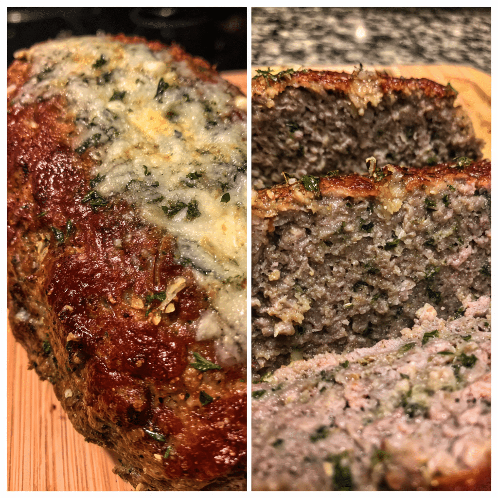 Herb and Garlic Meatloaf