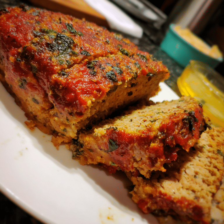 Italian Meatloaf with Parmesan, rich and cheesy