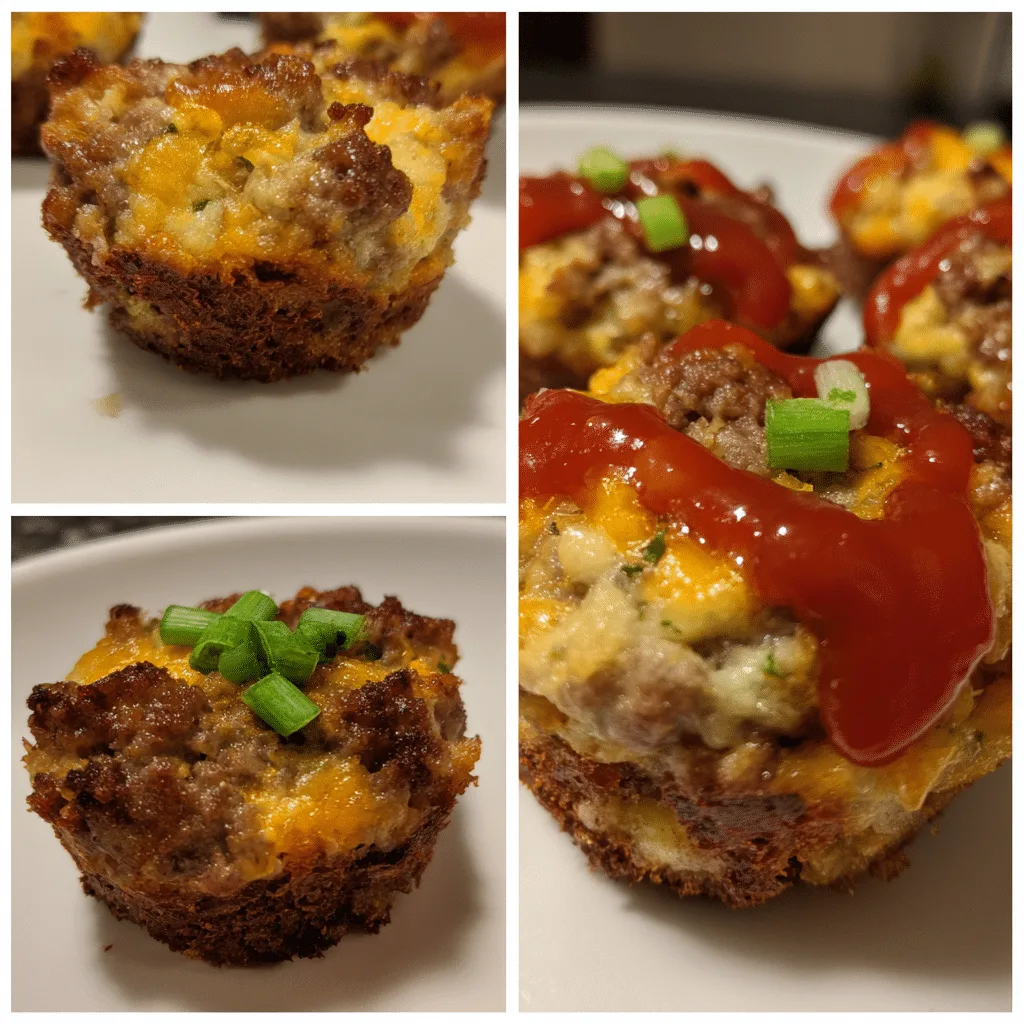 Mini Meatloaf Muffins, cute and convenient