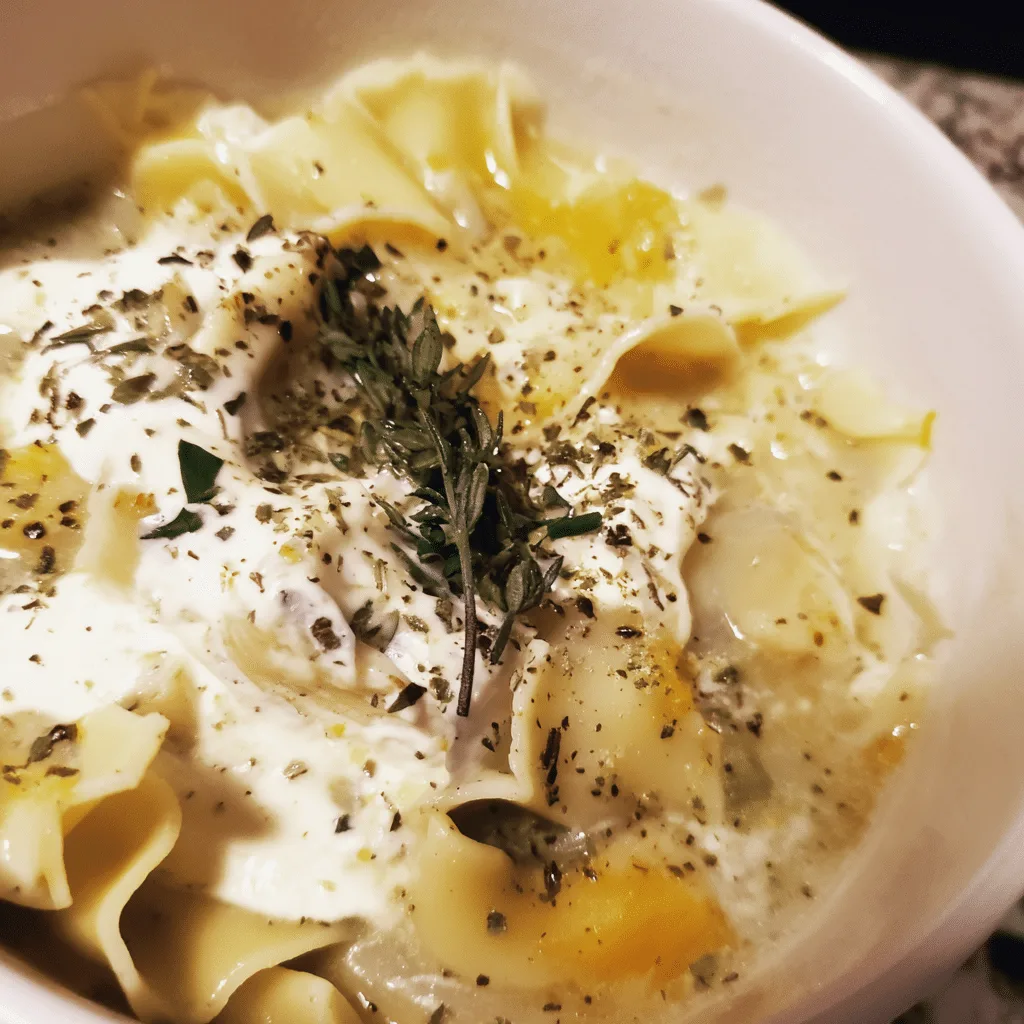 One-Pot Lemon Herb Lasagna Soup, fresh and aromatic