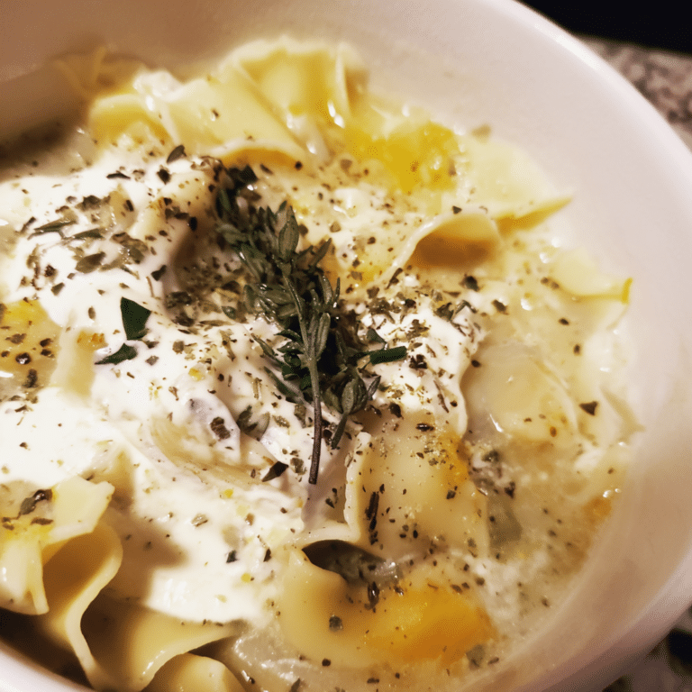 One-Pot Lemon Herb Lasagna Soup, fresh and aromatic