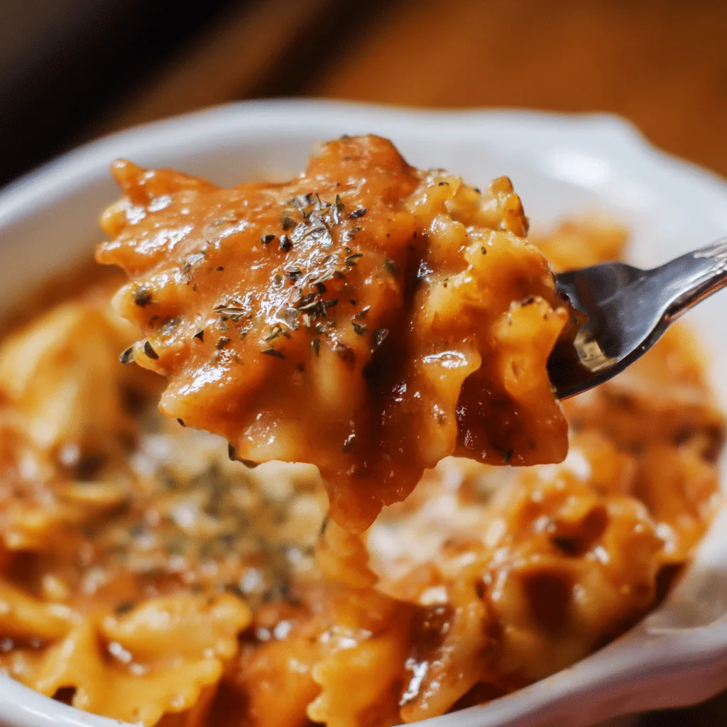 One-Pot Roasted Sweet Garlic Lasagna Soup, smooth and mellow