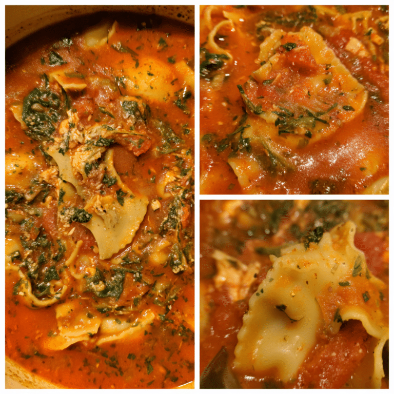One-Pot Spinach Ricotta Lasagna Soup, creamy and gentle