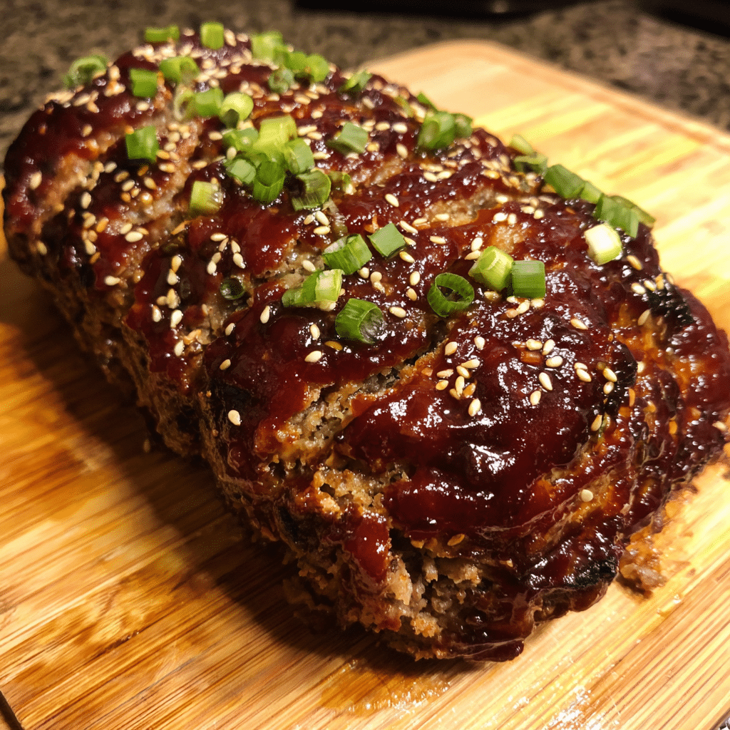 Teriyaki Glazed Meatloaf