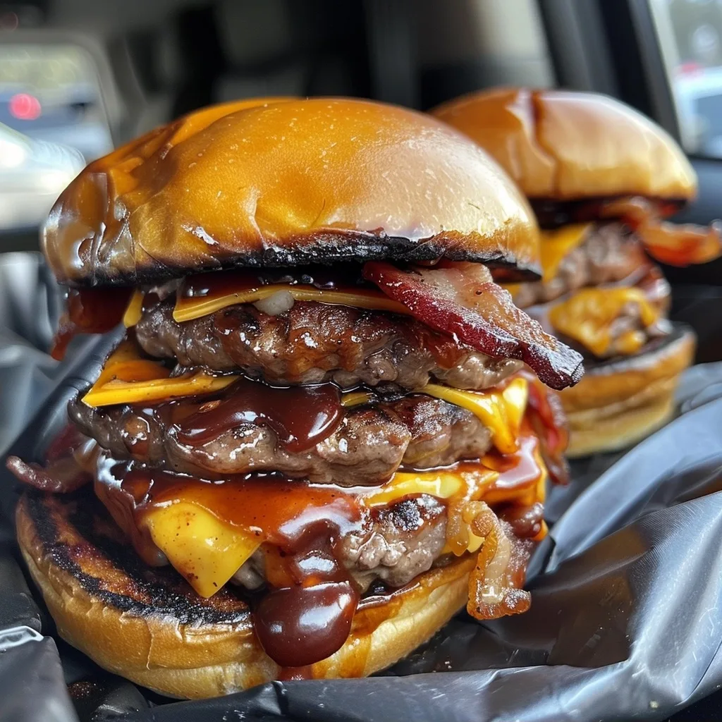 BBQ Bacon Burgers Without Pork or Alcohol