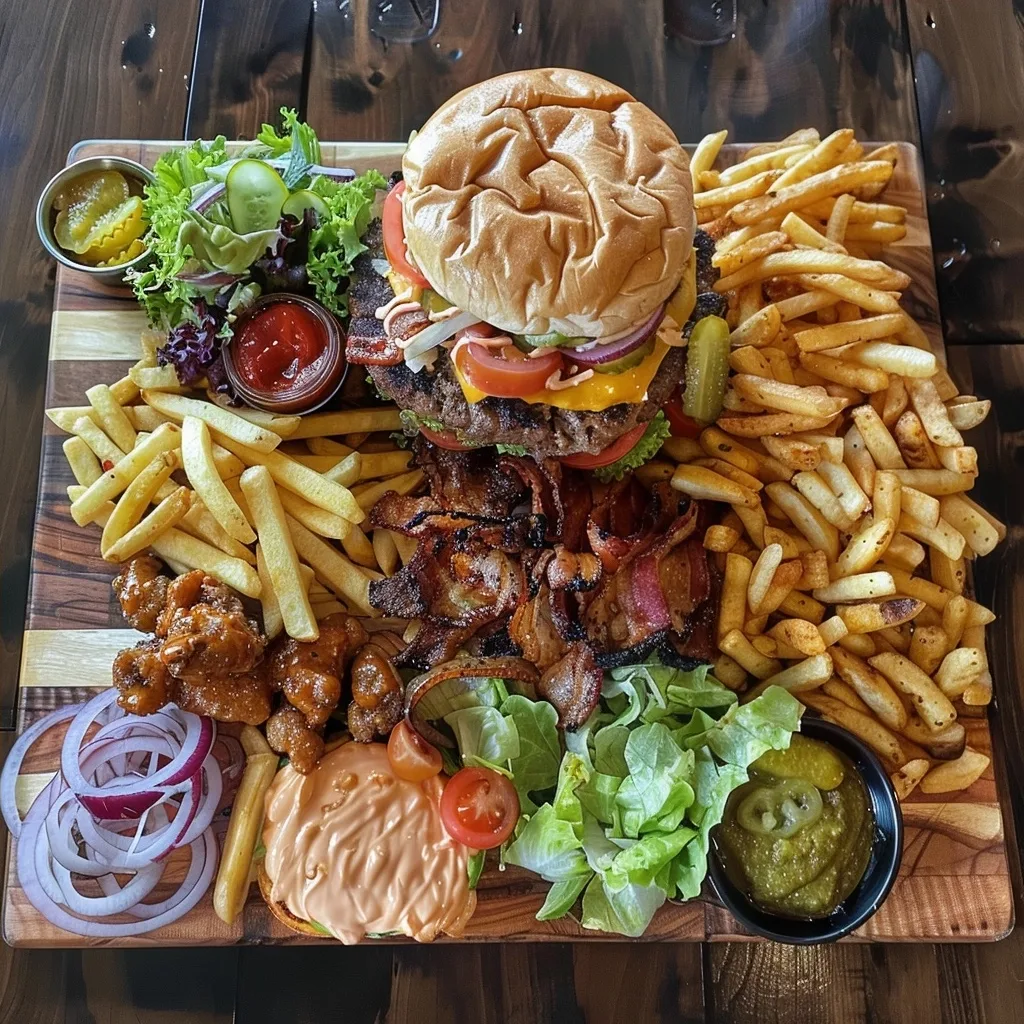Home 7 Build-Your-Own Burger Board: A Fun and Flexible Feast