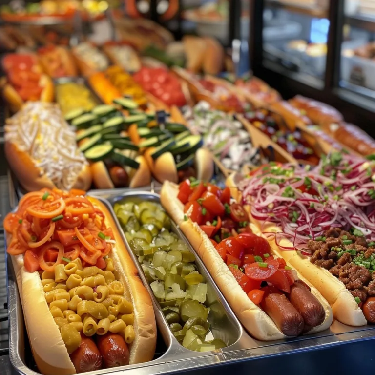 Hot Dog Topping Bar: Customize Your Culinary Creation