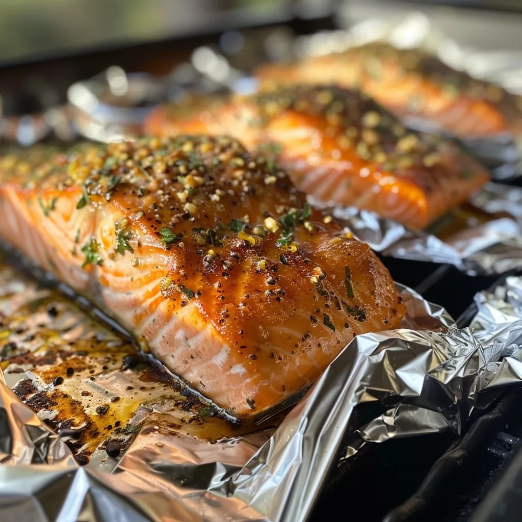 Home 8 Grilled Salmon Foil Packets: A Flavorful Low-Fat Meal