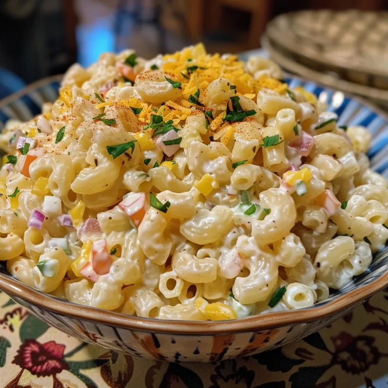 Southern Macaroni Salad: A Classic Comfort Dish