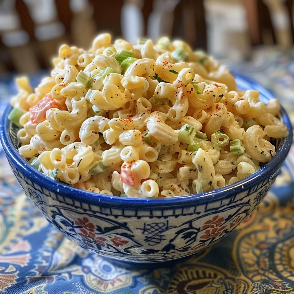Home 7 Amish Macaroni Salad: A Classic Comfort Dish