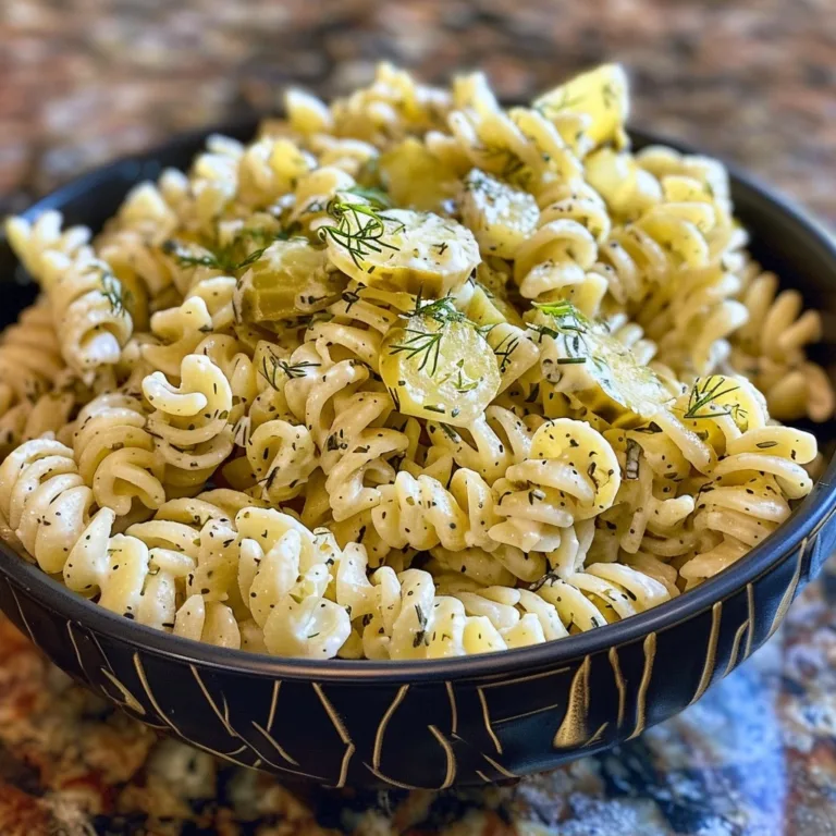 Dill Pickle Pasta Salad: A Flavorful Twist on a Classic