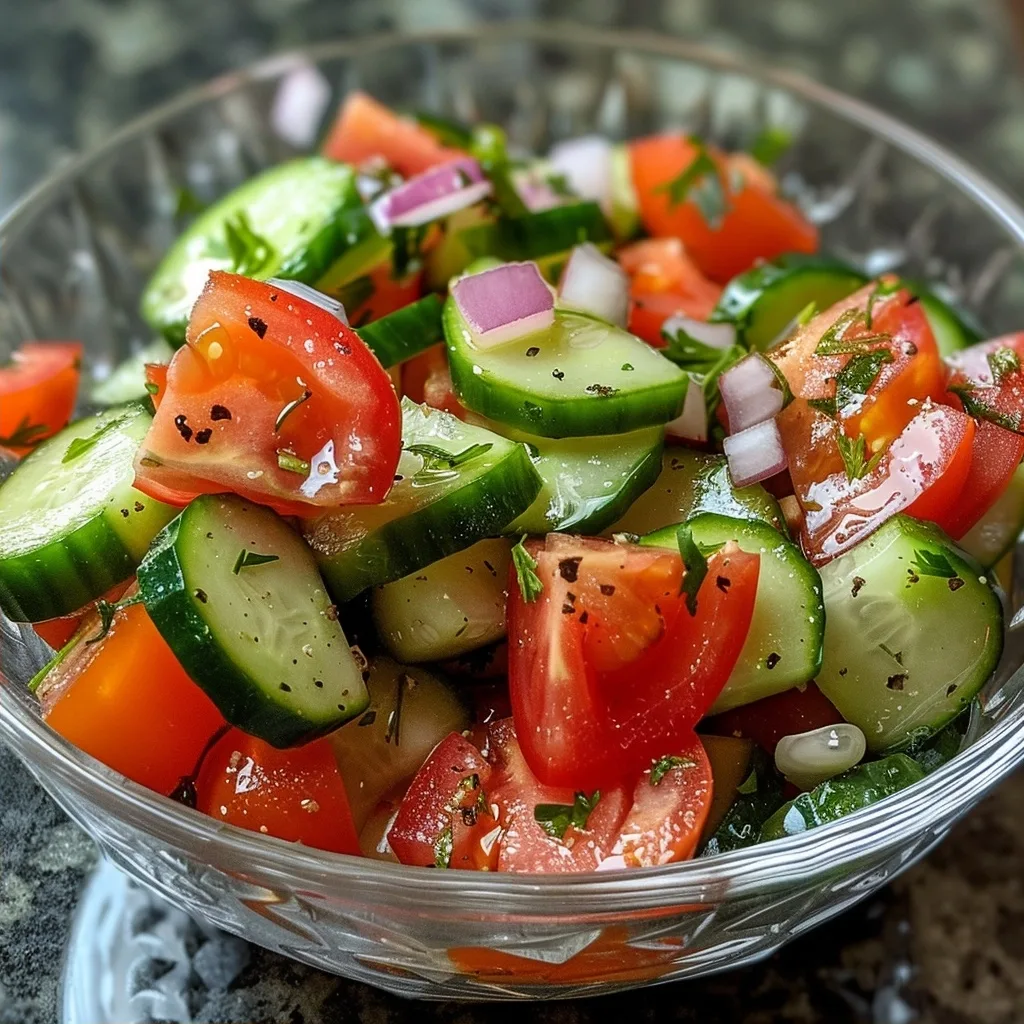 Home 7 Cucumber Tomato Salad: A Crisp Summer Cooler