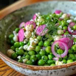 Pea Salad with a Twist: Fresh and Creamy Goodness