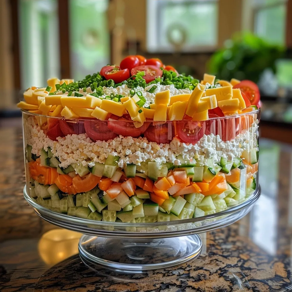 Home 9 Seven Layer Salad Recipe for Crunchy Freshness