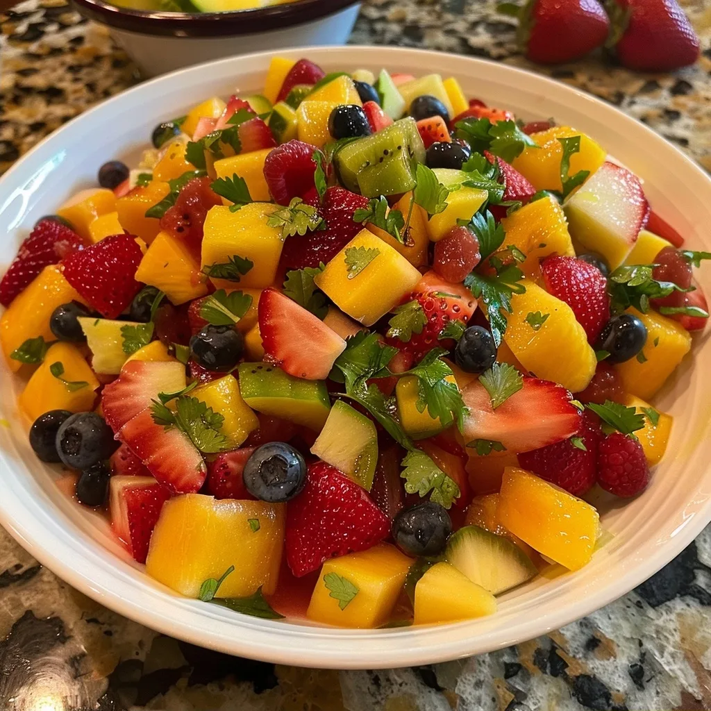 Home 7 Fruit Salsa Recipe with Kiwi and Mango