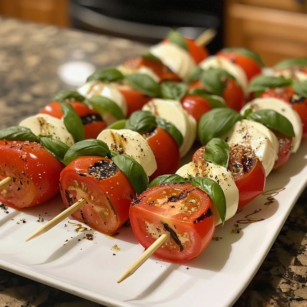 Caprese Skewers: A Fresh Mediterranean Appetizer Recipe 4 Caprese Skewers: A Fresh Mediterranean Appetizer Recipe