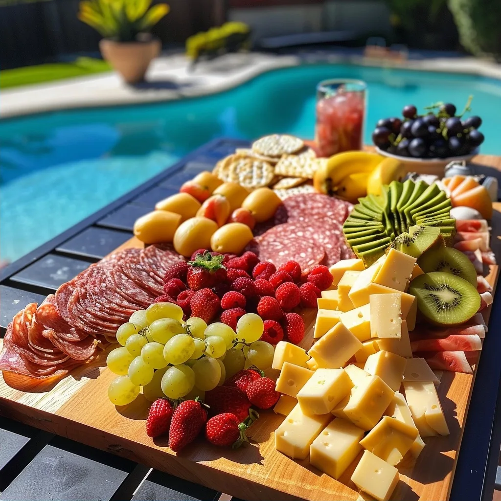 Snack Board for Pool Party 4 Snack Board for Pool Party