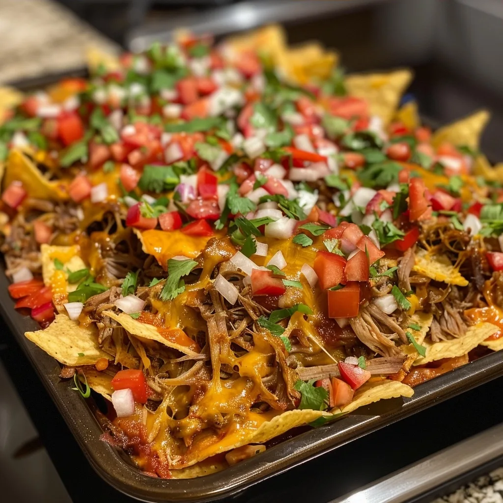 Home 7 Pulled Pork Nachos: Flavorful Layers of Crispy Comfort