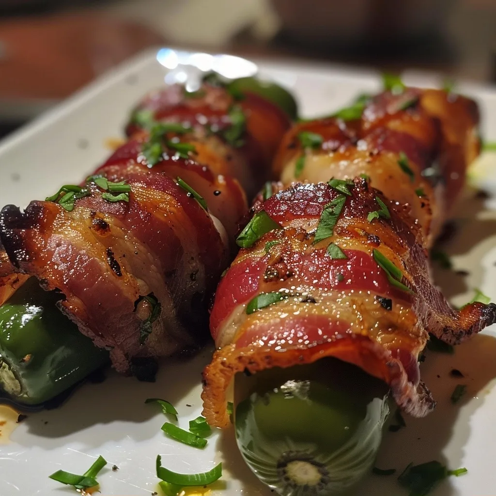 Home 8 Bacon Wrapped Jalapeño Poppers: A Smoky Delight