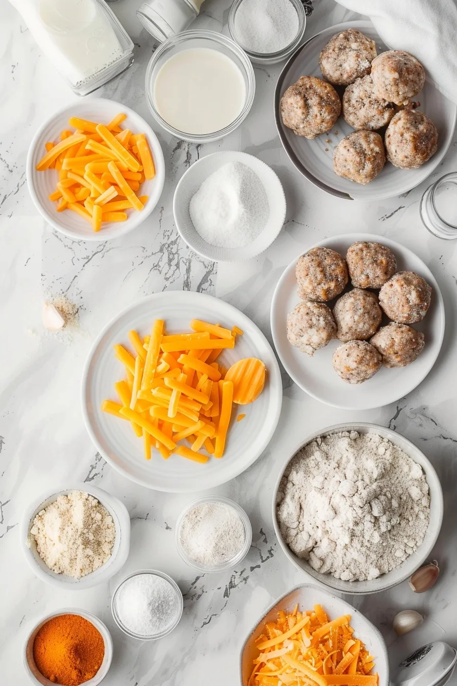 Sausage Balls with Cheddar and Garlic: A Flavorful Twist 3 image 1782049615693