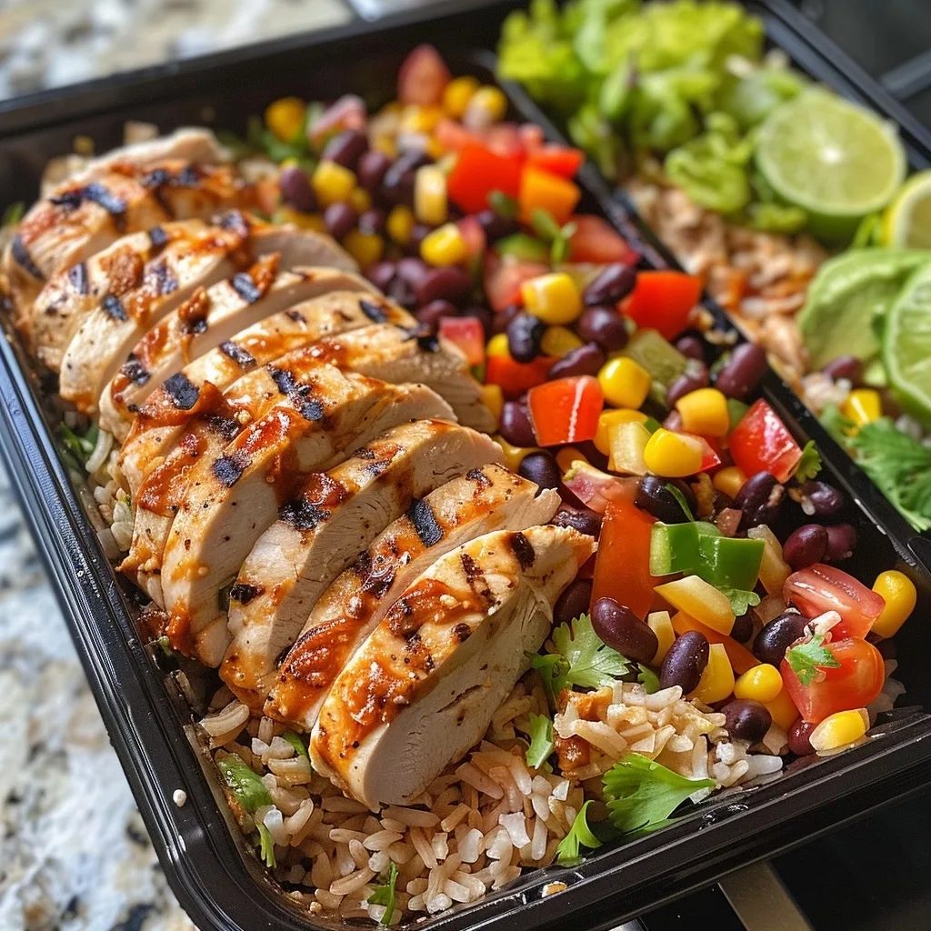 Chicken Burrito Bowl Meal Prep for Success